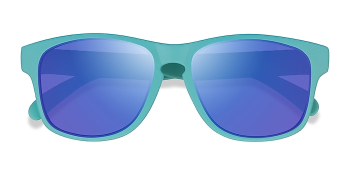 Turquoise Blue Nautical -  Plastic Sunglasses
