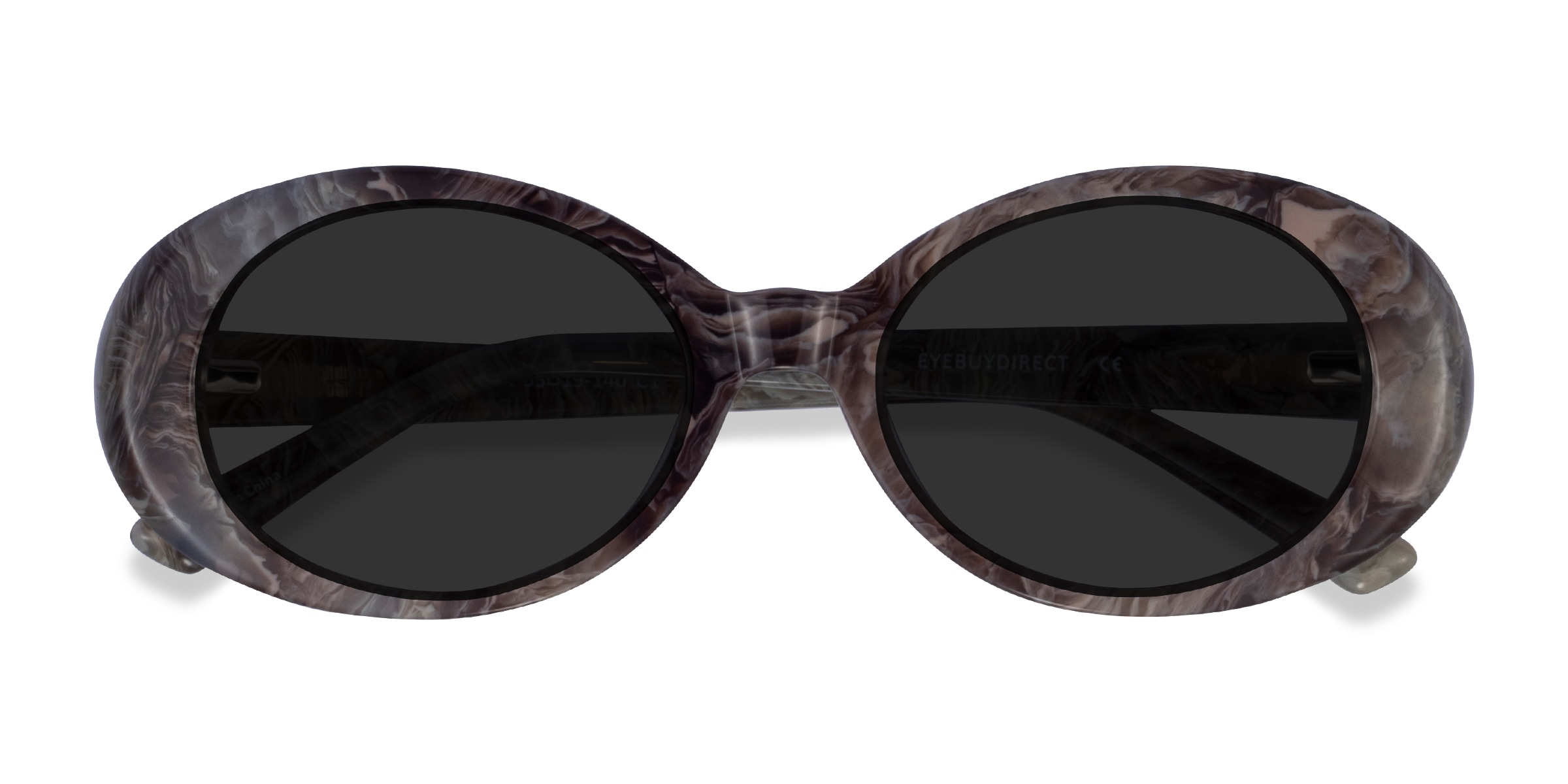 Female s oval Gray Floral Acetate Prescription sunglasses - Eyebuydirect s Pedra 37$