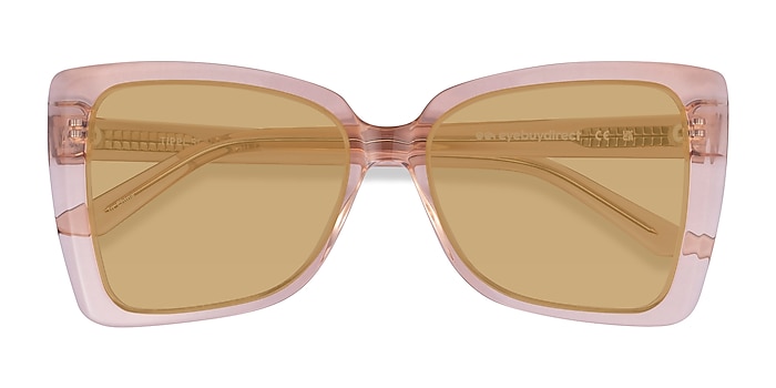 Crystal Peach Tippi -  Acetate Sunglasses