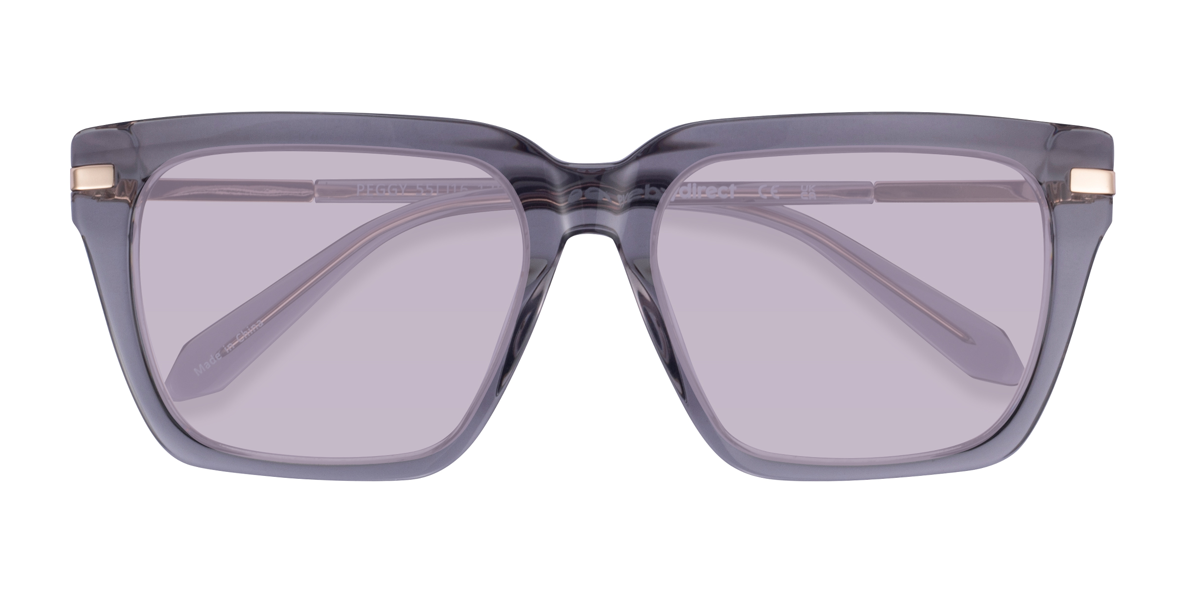 Unisex s squareAcetate Prescription sunglasses - Eyebuydirect s Peggy