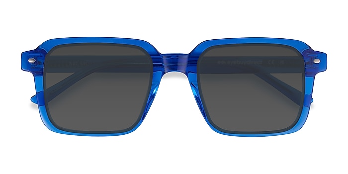 Crystal Blue Nat -  Acetate Sunglasses