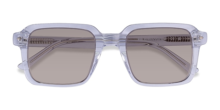 Clear Crystal Nat -  Acetate Sunglasses