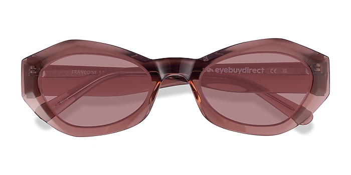 Crystal Brown Francoise -  Acetate Sunglasses