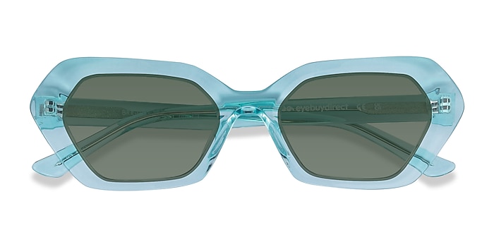 Crystal Light Green Brigitte -  Acetate Sunglasses