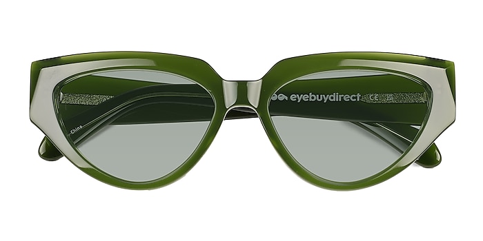Bilayer Green Aria -  Acetate Sunglasses