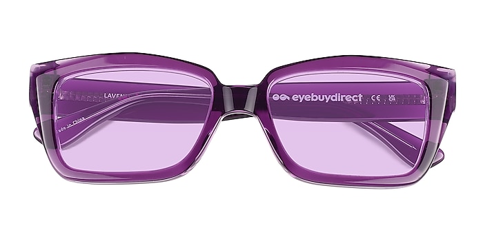 Crystal Purple Lavendula -  Acetate Sunglasses