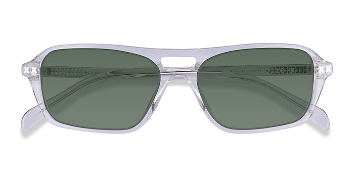 Clear Crystal  Kilo -  Acetate Sunglasses