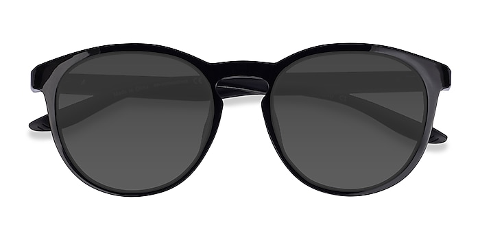 Shiny Black Elan -  Plastic Sunglasses