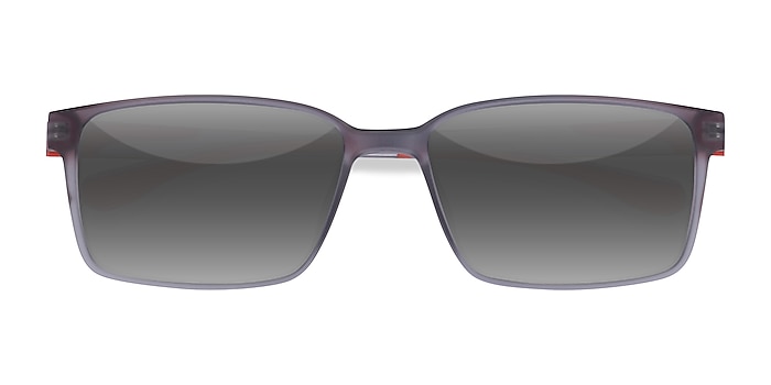 Matt Crystal Gray Strive -  Plastic Sunglasses