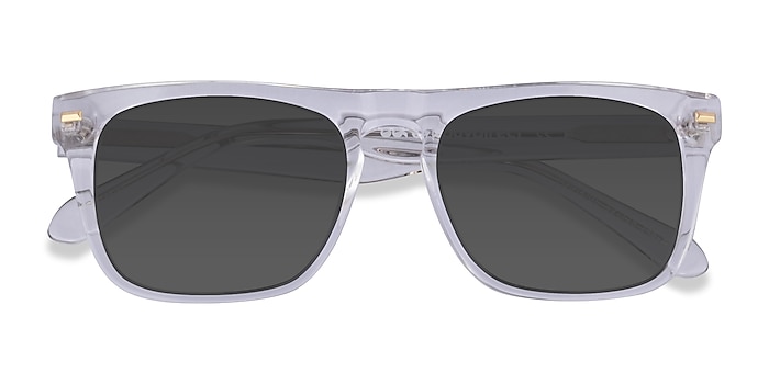 Clear Poolside -  Acetate Sunglasses