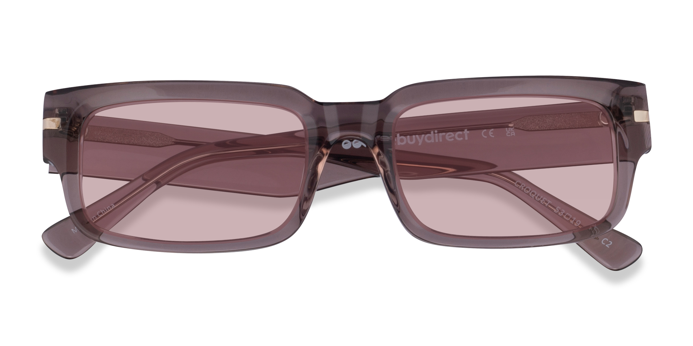 Unisex s rectangleAcetate Prescription sunglasses - Eyebuydirect s Croquet