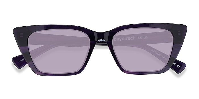 Purple Natalie -  Acetate Sunglasses