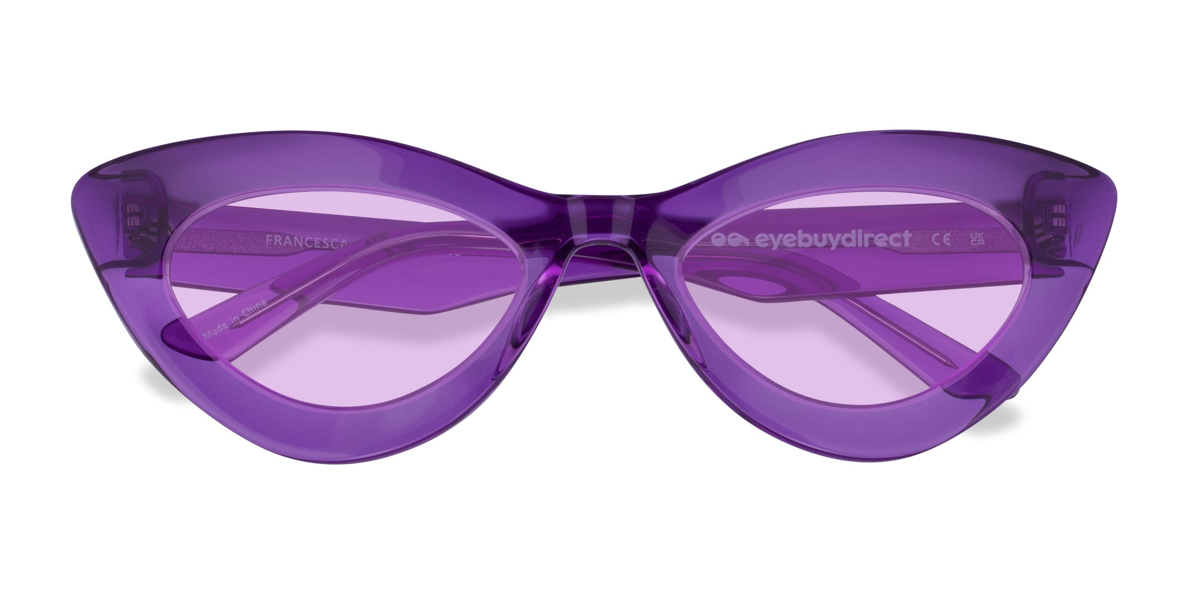 Purple cat eye sales frames