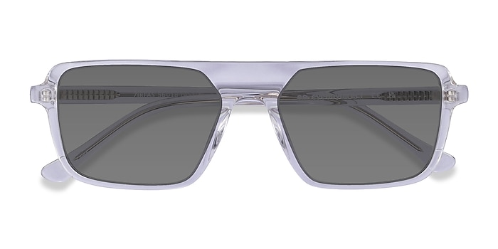 Crystal Clear Zirfas -  Acetate Sunglasses