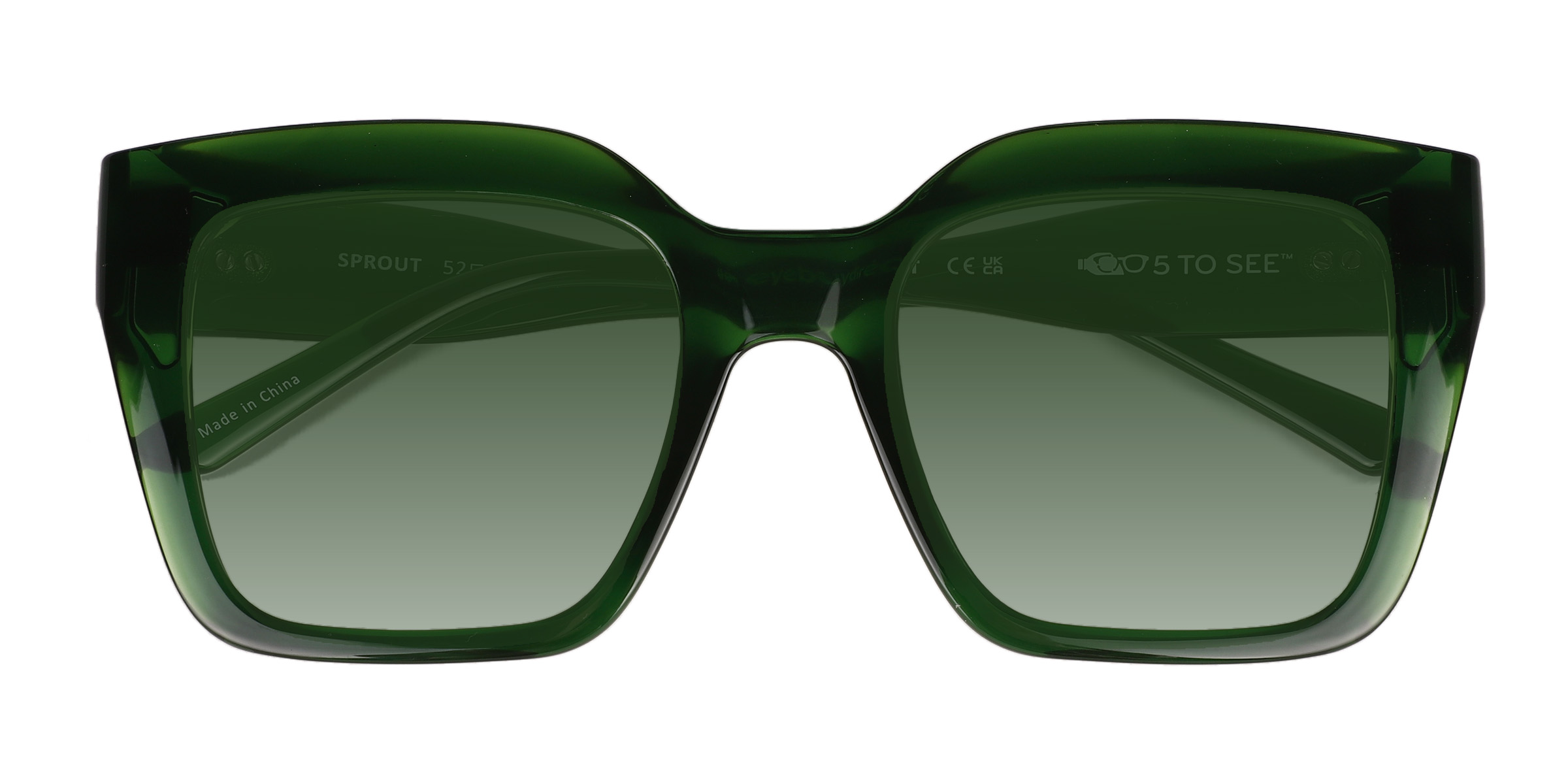 Unisex s squareEco Friendly,Plastic Prescription sunglasses - Eyebuydirect s Sprout