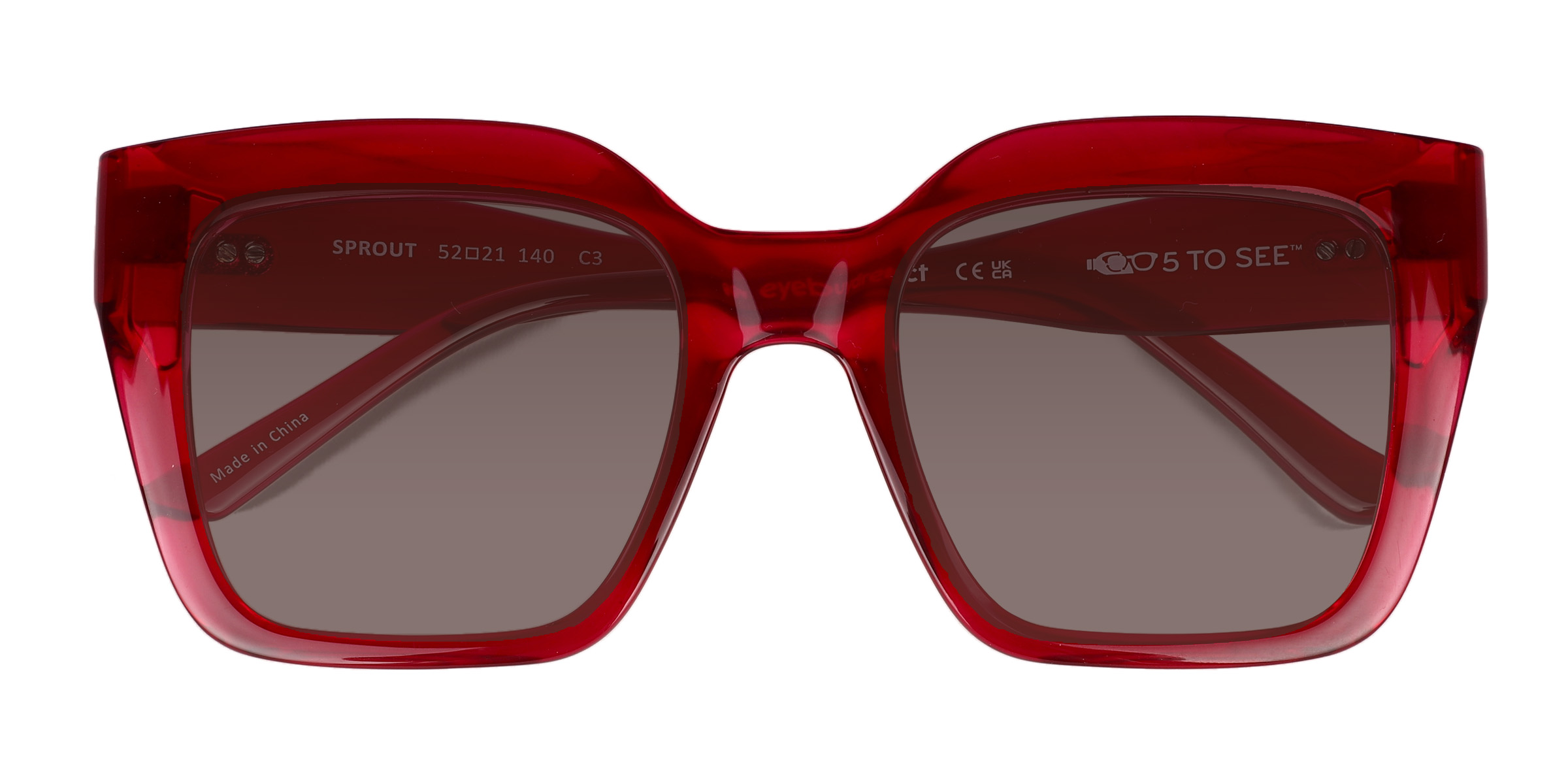 Unisex s squareEco Friendly,Plastic Prescription sunglasses - Eyebuydirect s Sprout