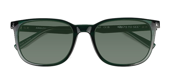 Crystal Green Airglow -  Eco Friendly Sunglasses