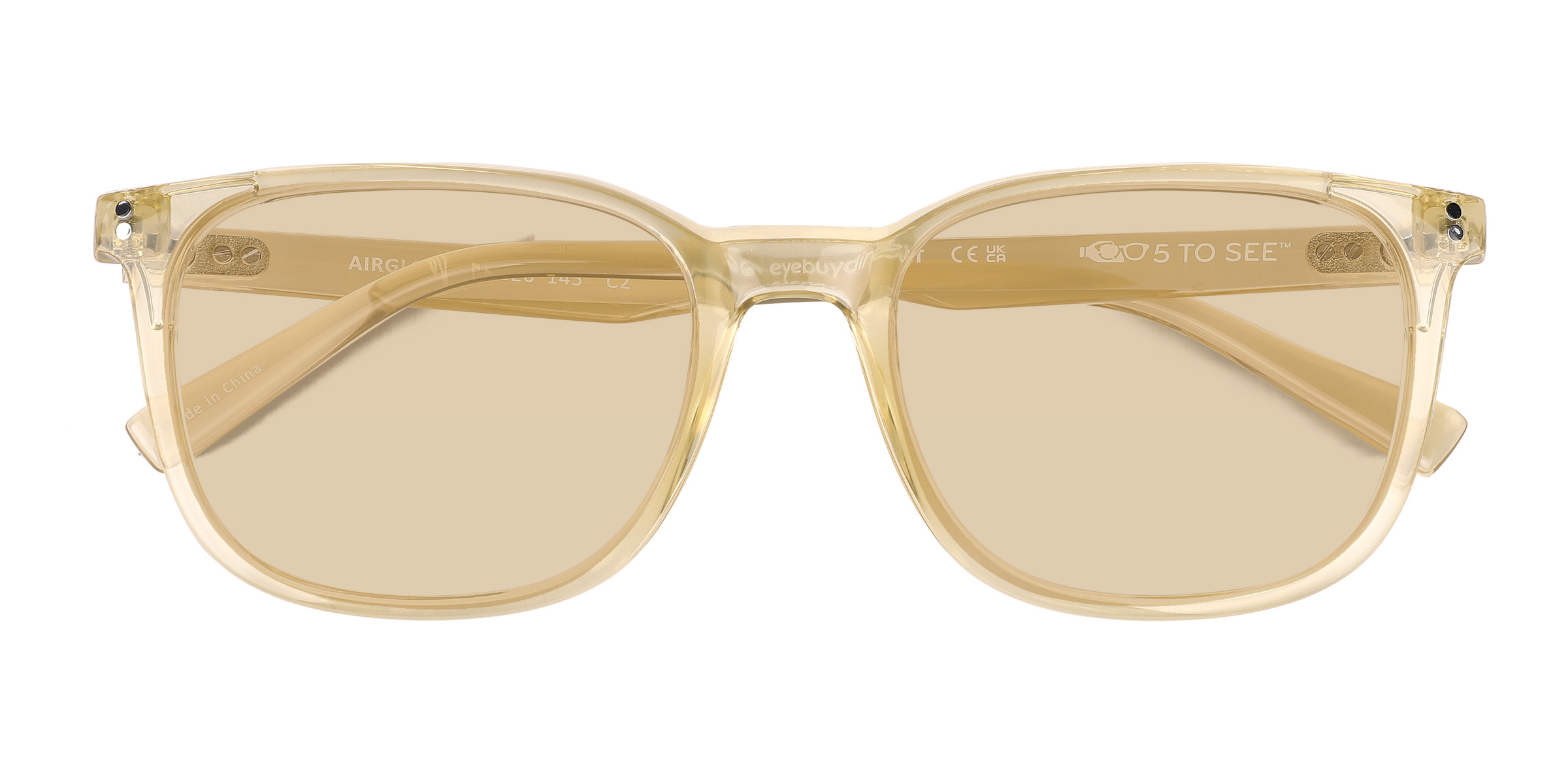 Unisex s squareEco Friendly,Plastic Prescription sunglasses - Eyebuydirect s Airglow