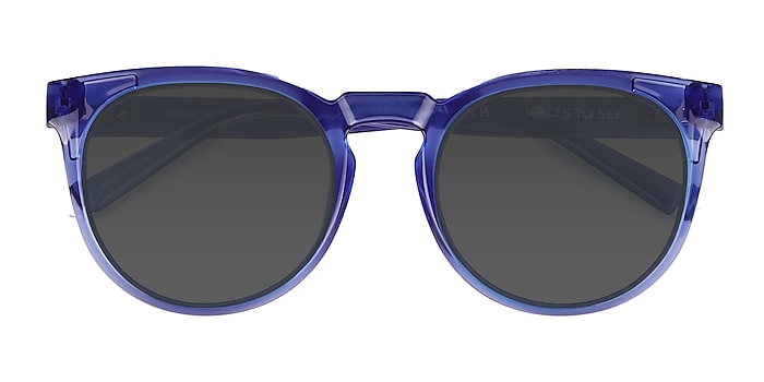 Crystal Blue Spoondrift -  Eco Friendly Sunglasses