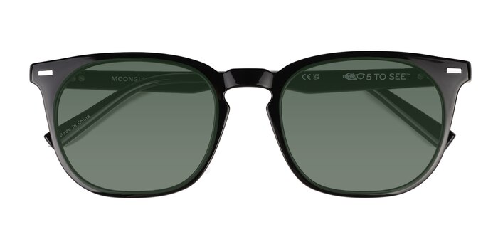 Shinny Black Moonglade -  Eco Friendly Sunglasses