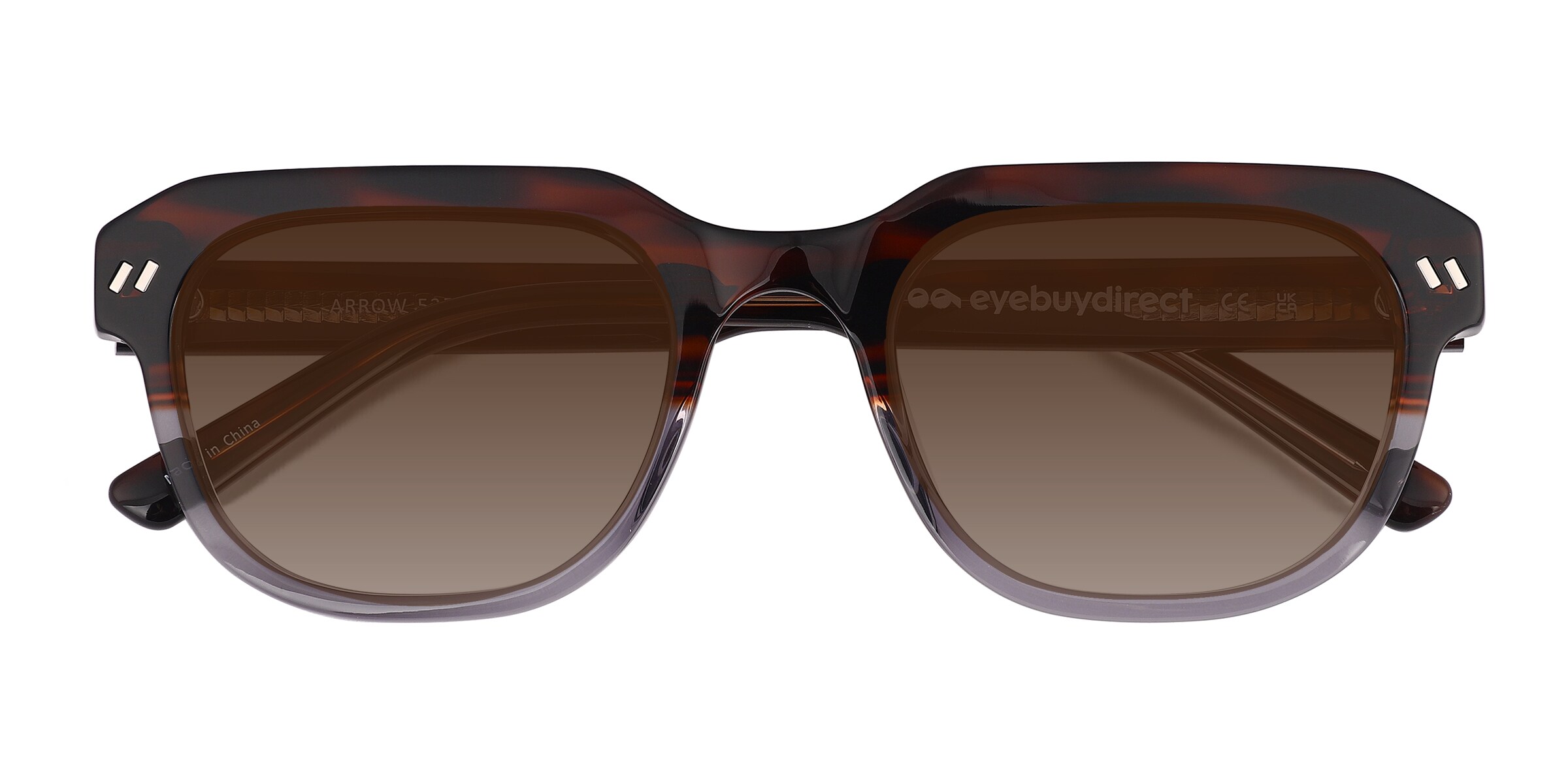 Unisex s round Tortoise Crystal Gray Acetate Prescription sunglasses - Eyebuydirect s Arrow 147$