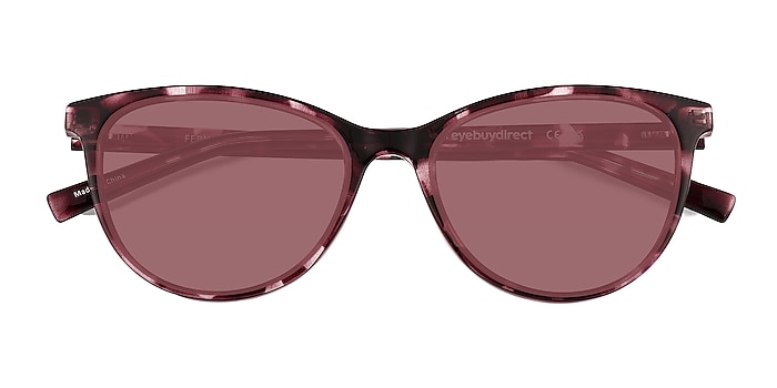 Purple Tortoise Fern -  Plastic Sunglasses