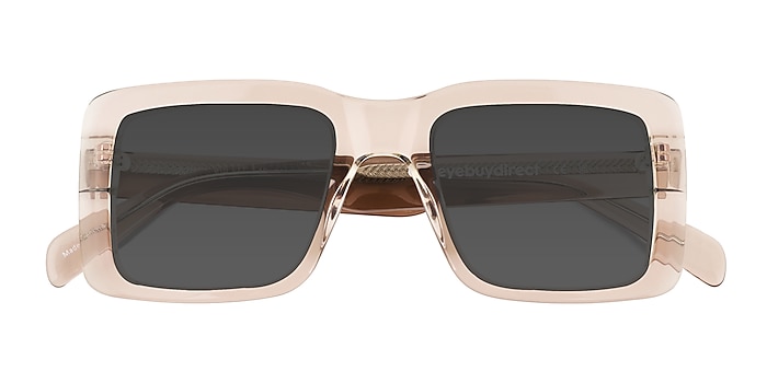 Crystal Gray Vinca -  Acetate Sunglasses