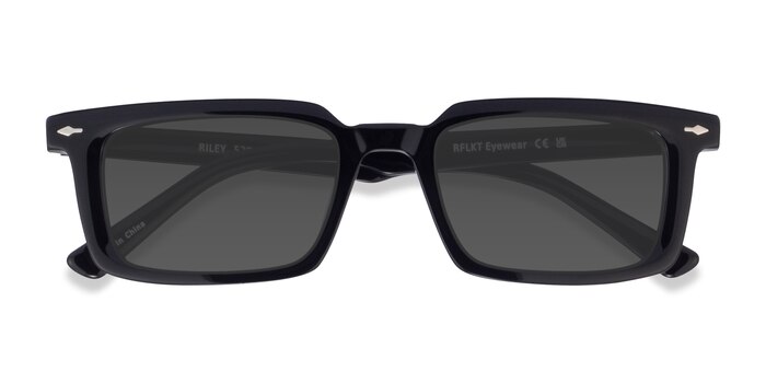 Black Riley -  Acetate Sunglasses