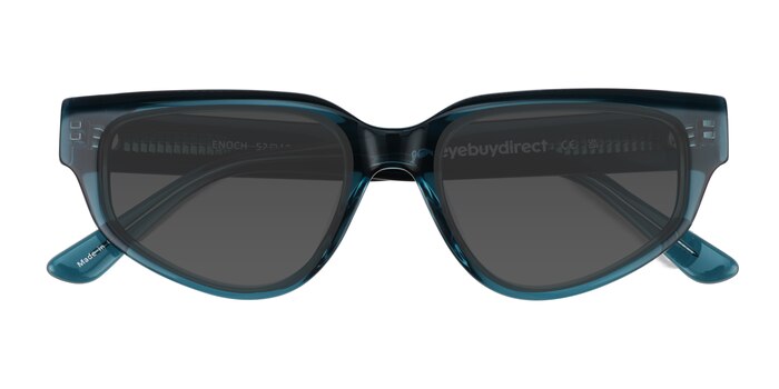 Crystal Blue Green Enoch -  Acetate Sunglasses