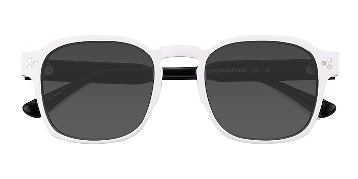 White Black Reframe -  Acetate Sunglasses