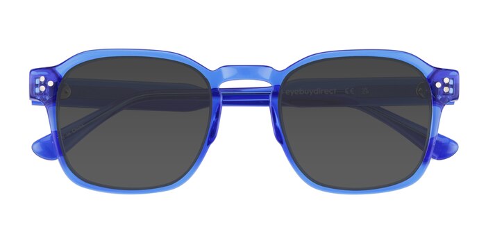Crystal Blue Reframe -  Acetate Sunglasses