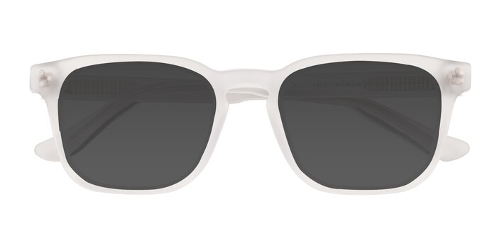 Matte Clear Percept -  Acetate Sunglasses
