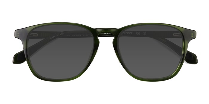Crystal Green square Acetate sunglasses Online - Full-Rim - Tackle - 1.6 Basic Tint Lenses