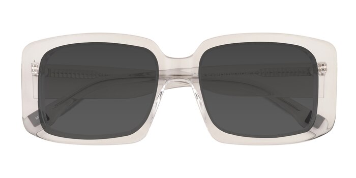 Clear Colby -  Acetate Sunglasses