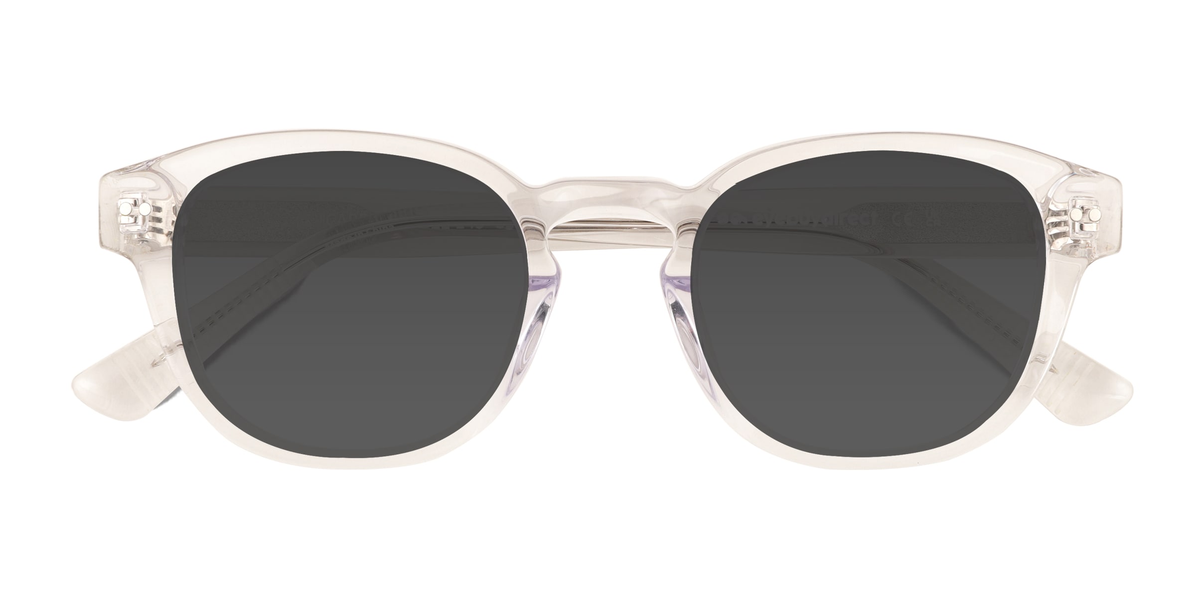 Carrie - Cat Eye Clear Frame Prescription Sunglasses |
