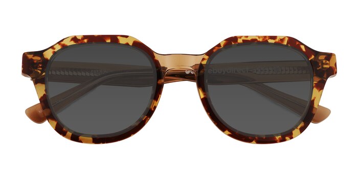 Clear Tortoise Frenzy -  Acetate Sunglasses