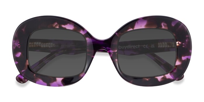 Purple Tortoise Rogue -  Acetate Sunglasses