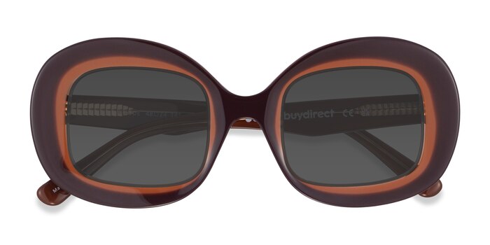 Gradient Brown Rogue -  Acétate Lunettes de soleil