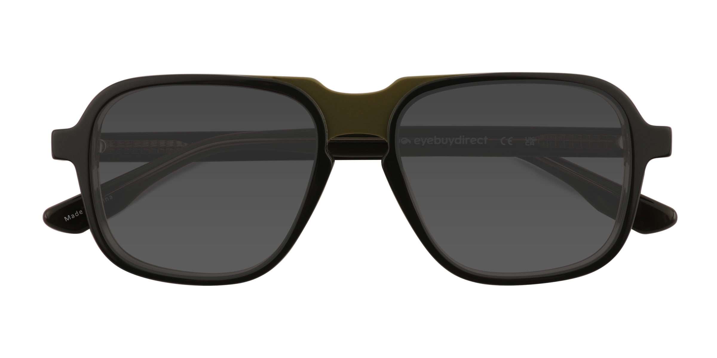 Male s aviator Dark Olive Green Acetate Prescription sunglasses - Eyebuydirect s Abyss 35$
