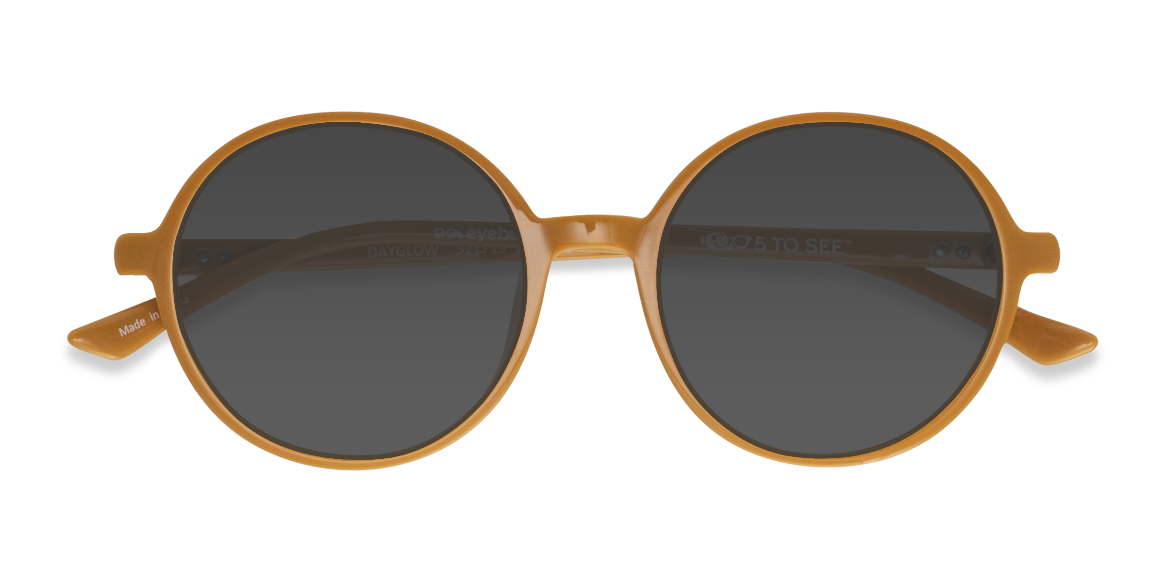 Unisex s roundPlastic Prescription sunglasses - Eyebuydirect s Dayglow