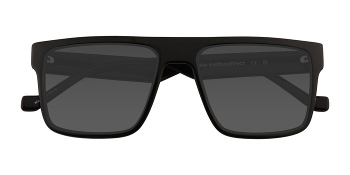 Shiny Black Calloway -  Plastique Lunettes de soleil