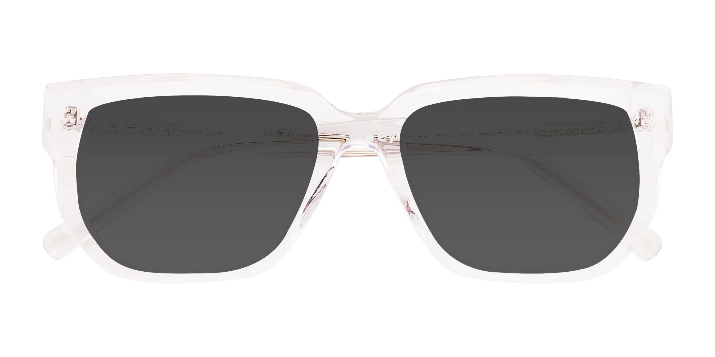 Expanse - Rectangle Clear Frame Sunglasses For Men |