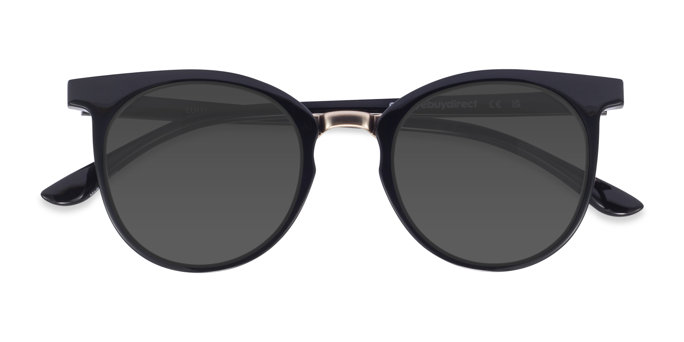 Female s roundPlastic, Metal Prescription sunglasses - Eyebuydirect s Lulu