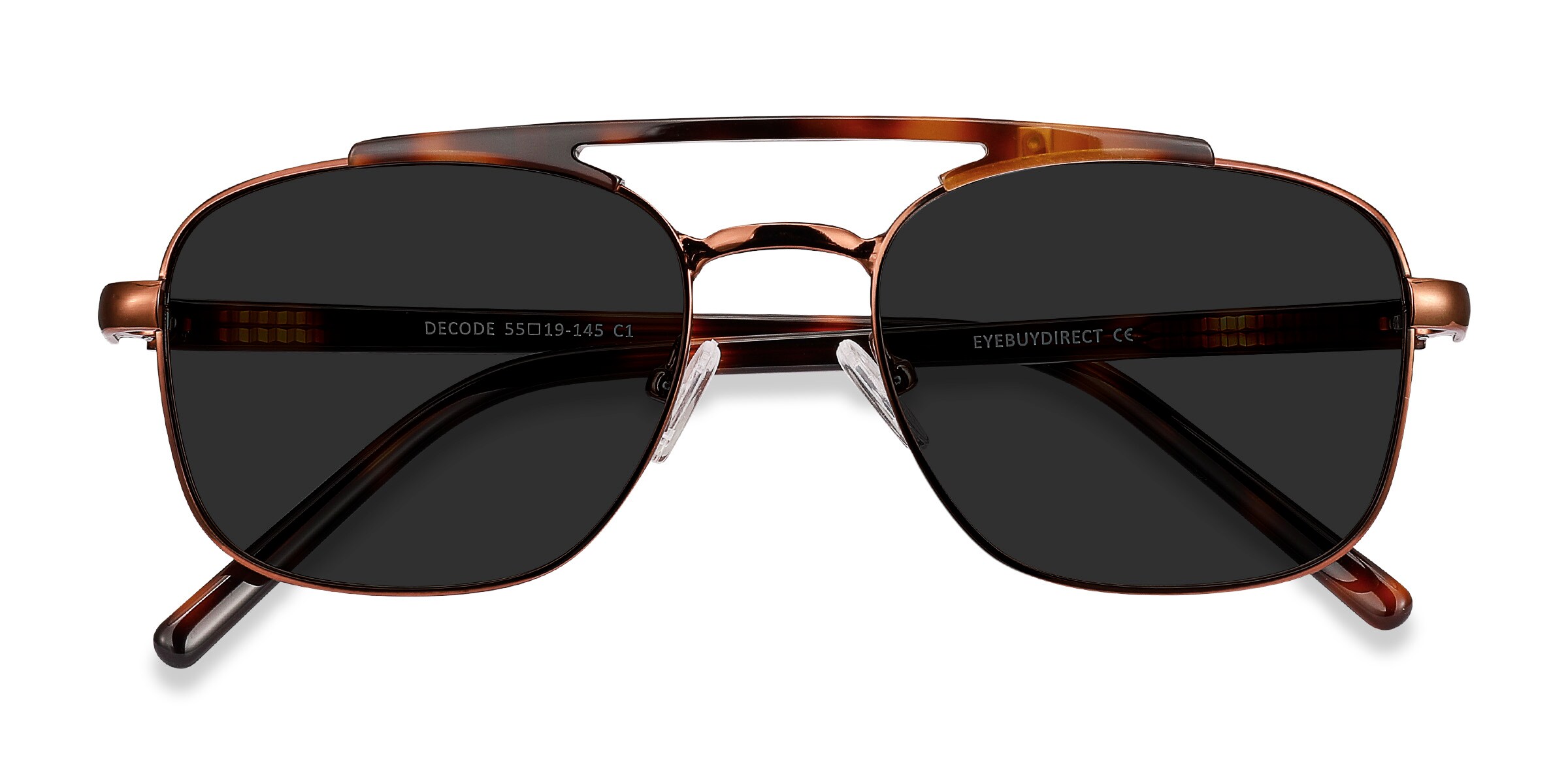 Decode - Aviator Tortoise Brown Frame Sunglasses For Men | Eyebuydirect ...
