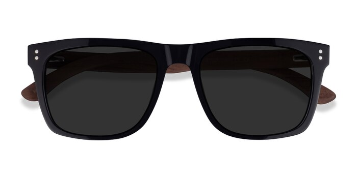 Black & Wood Grow -  Eco Friendly Sunglasses