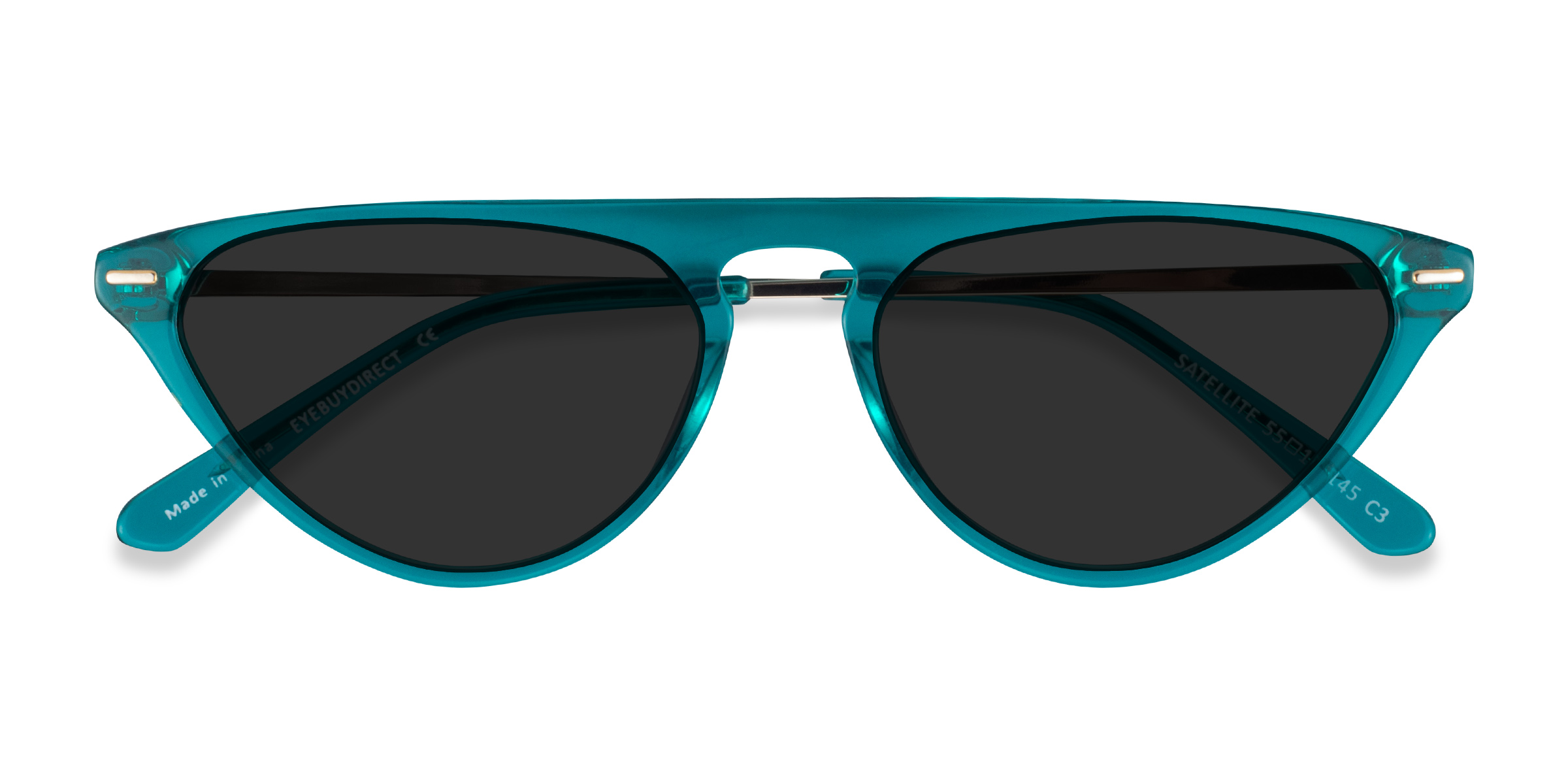 Female s hornAcetate,Metal Prescription sunglasses - Eyebuydirect s Satellite