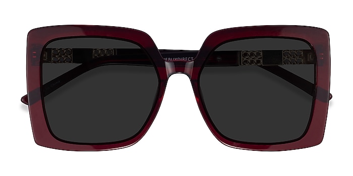 Burgundy Hollywood -  Acetate Sunglasses
