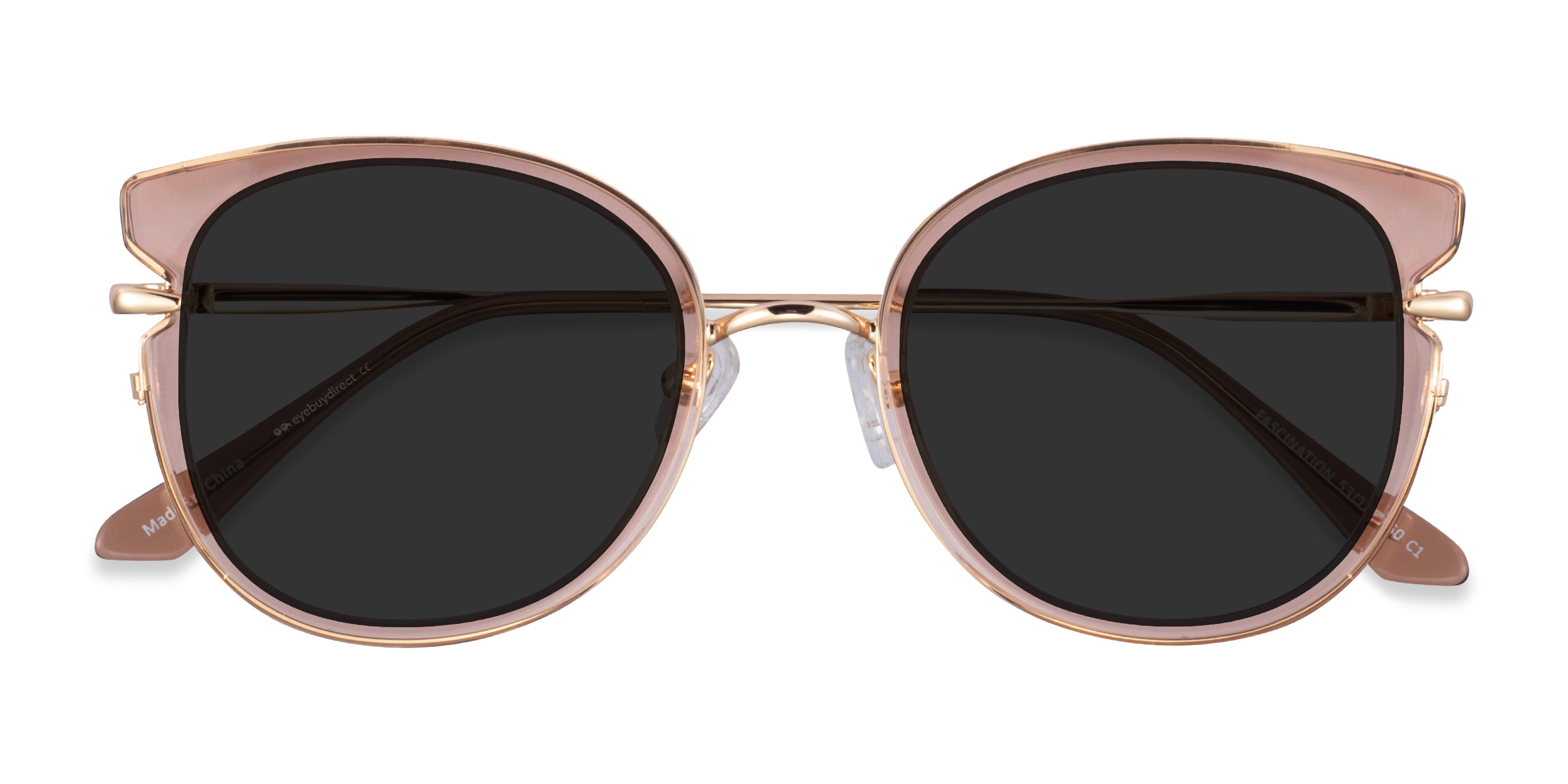 Brown and 2024 gold sunglasses