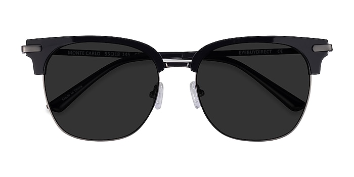 Black Gunmetal Monte Carlo -  Acetate Sunglasses