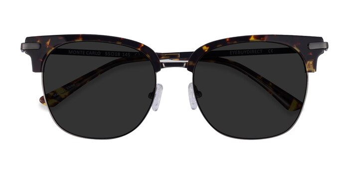 Tortoise Gunmetal Monte Carlo -  Acetate Sunglasses